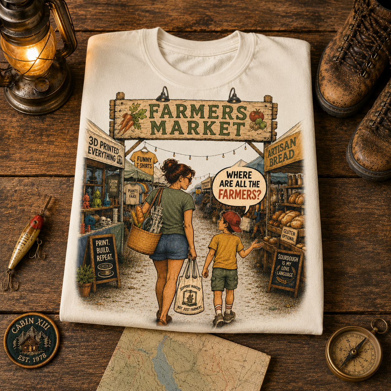 Farmer's Market Humor Tee