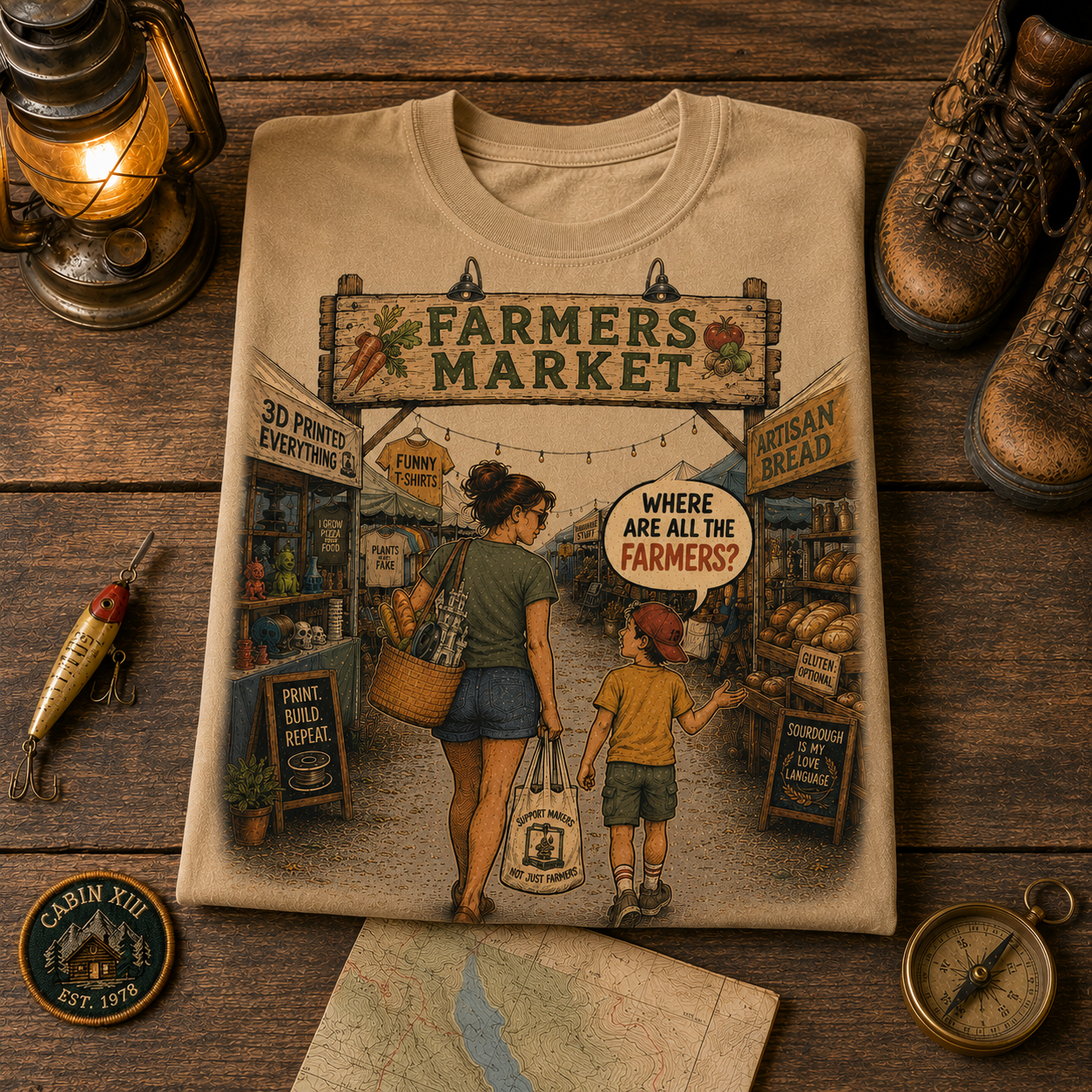 Farmer's Market Humor Tee