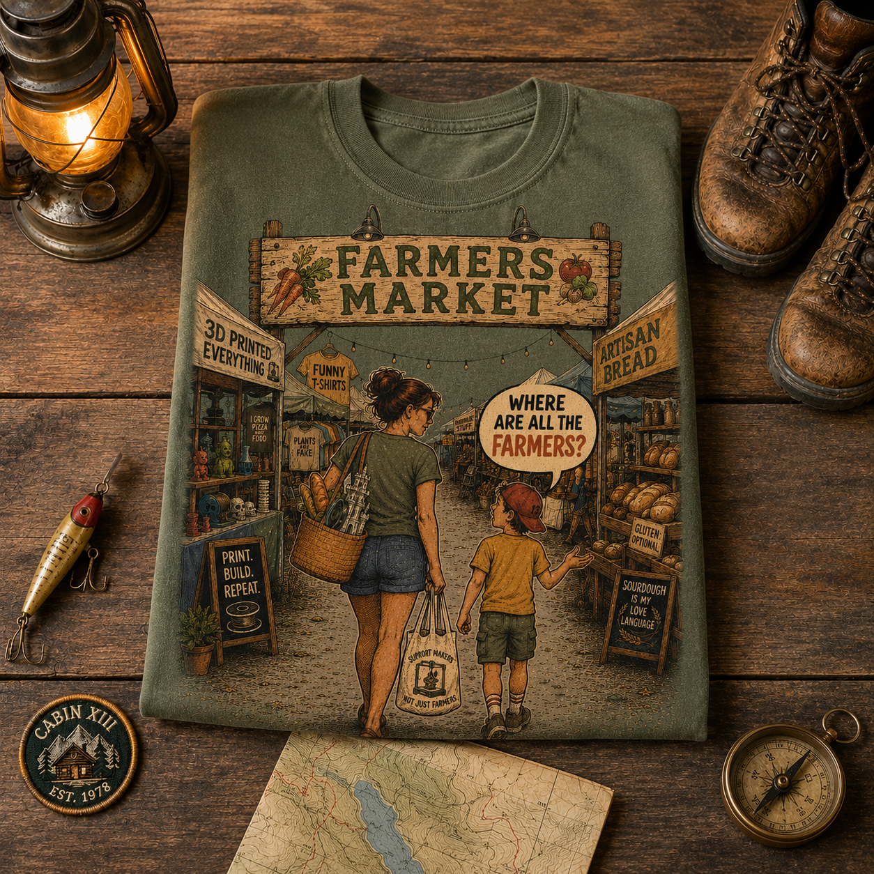Farmer's Market Humor Tee