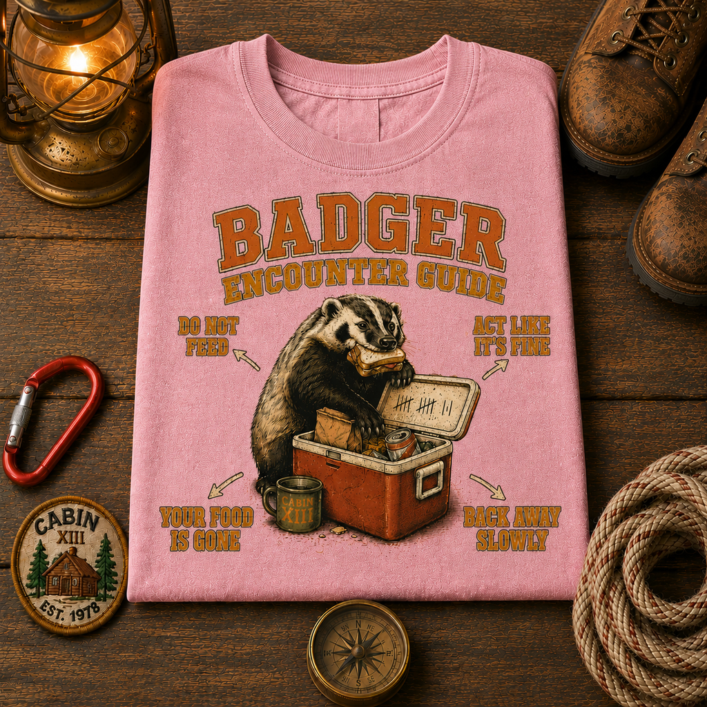 Badger Wildlife Tips Tee
