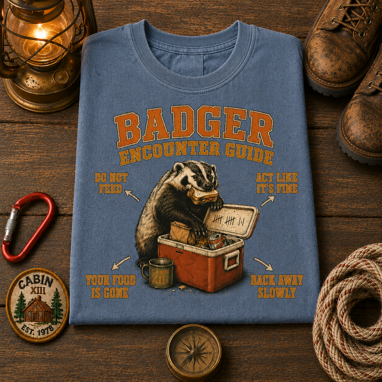 Badger Wildlife Tips Tee