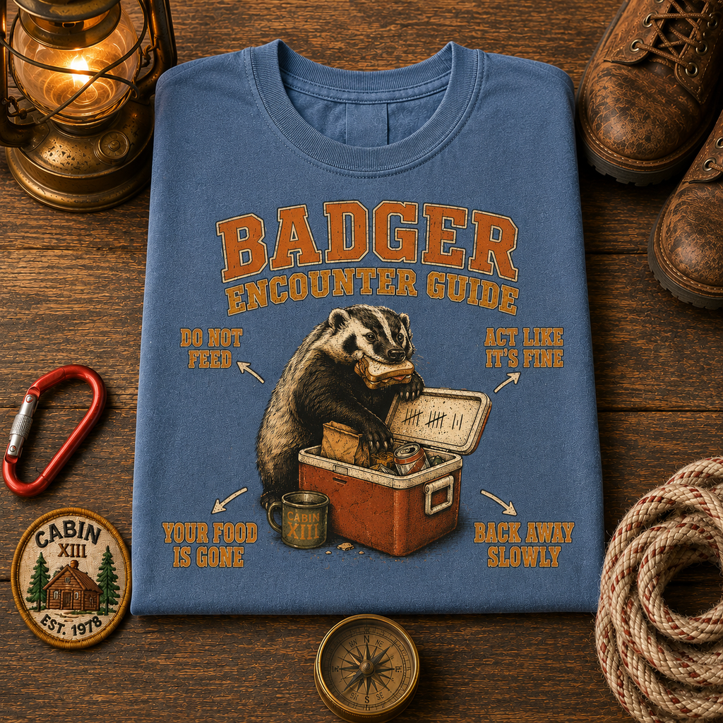 Badger Wildlife Tips Tee