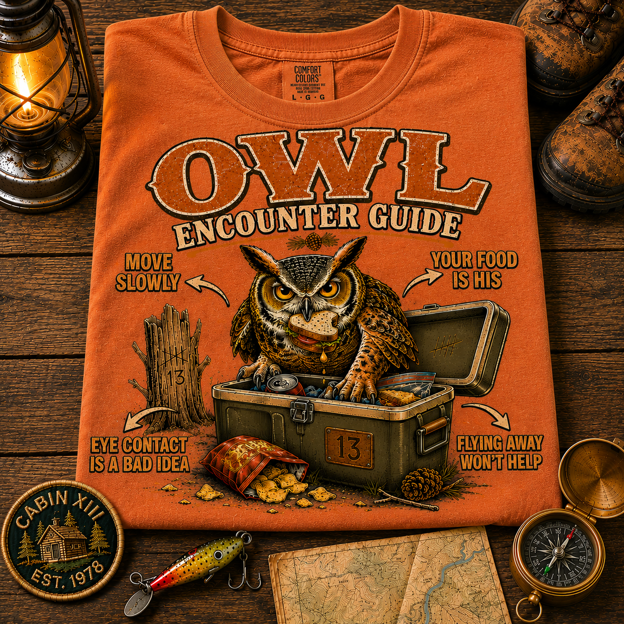 Owl Wildlife Tips Tee
