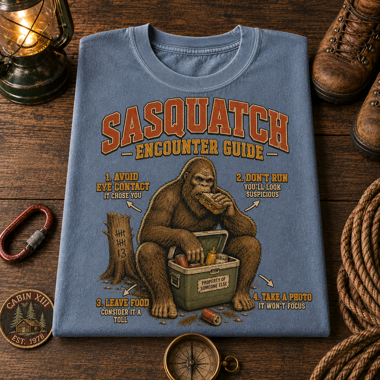 Sasquatch Wildlife Tips Tee