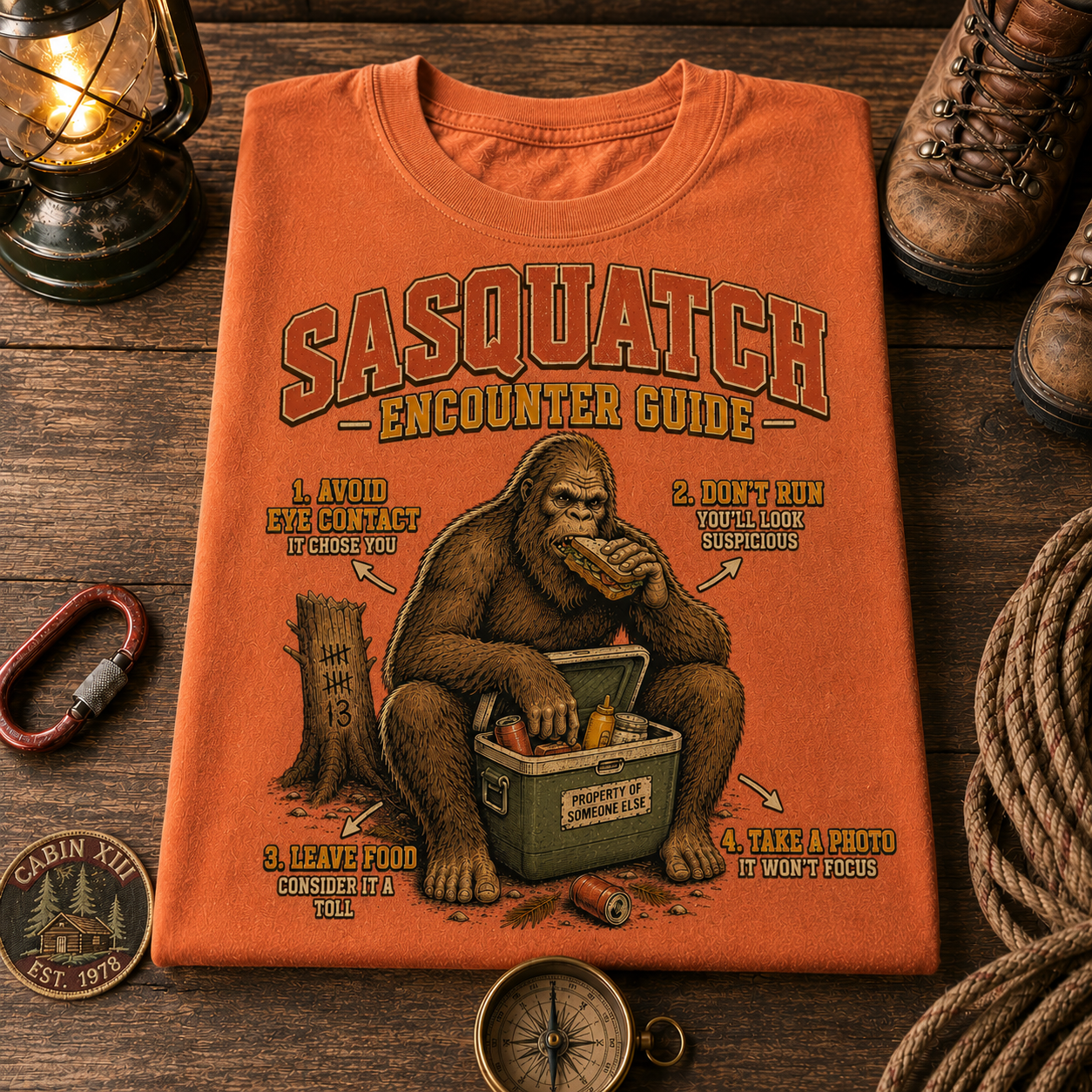 Sasquatch Wildlife Tips Tee