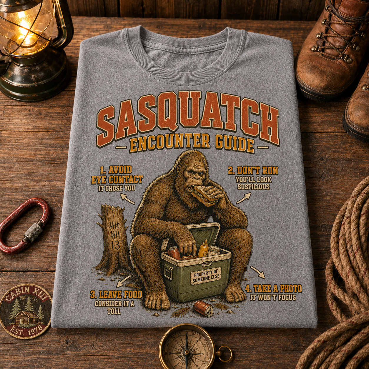Sasquatch Wildlife Tips Tee