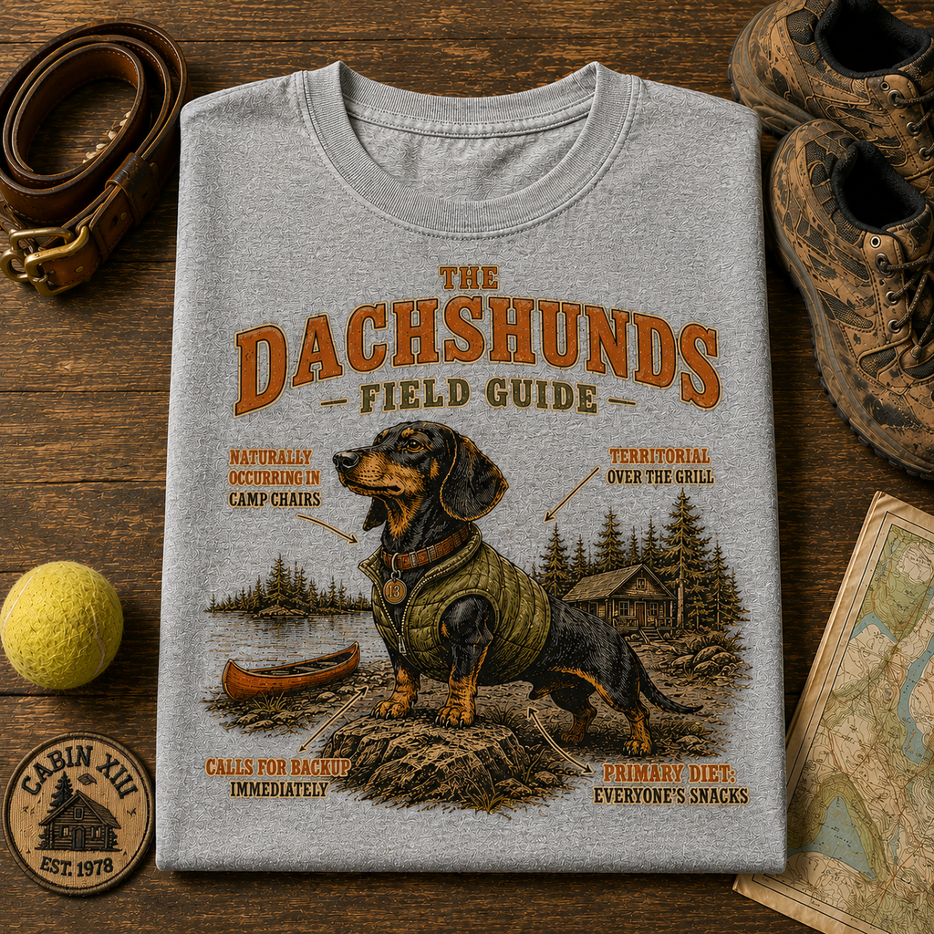 Dachshunds Field Guide Tee