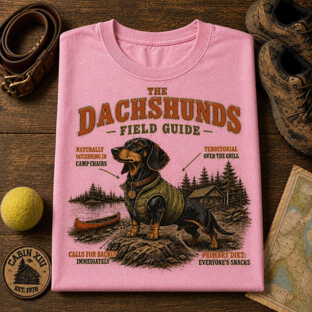 Dachshunds Field Guide Tee