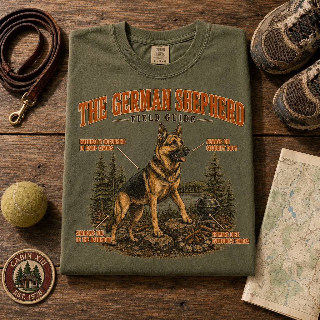 German Shepherd Field Guide Tee