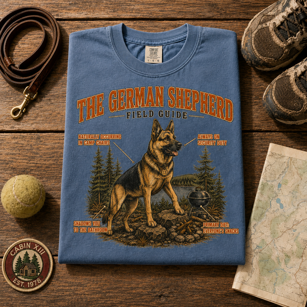 German Shepherd Field Guide Tee