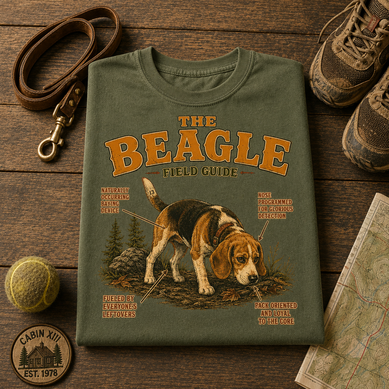 Beagle Field Guide Tee
