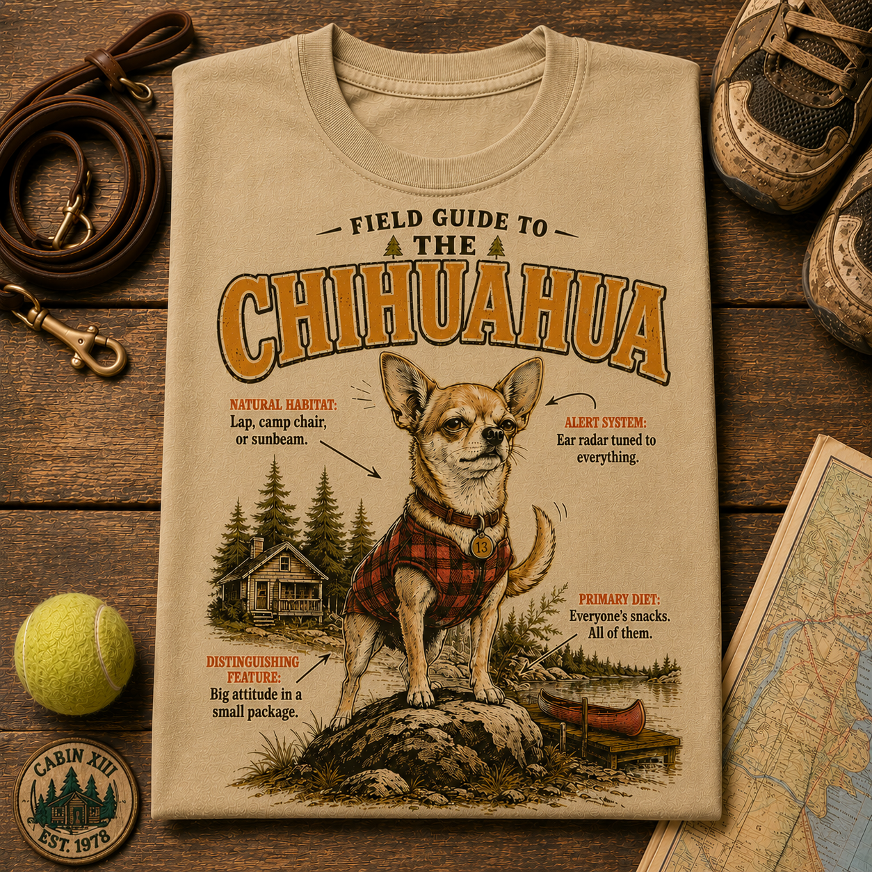 Chihuahua Field Guide Tee