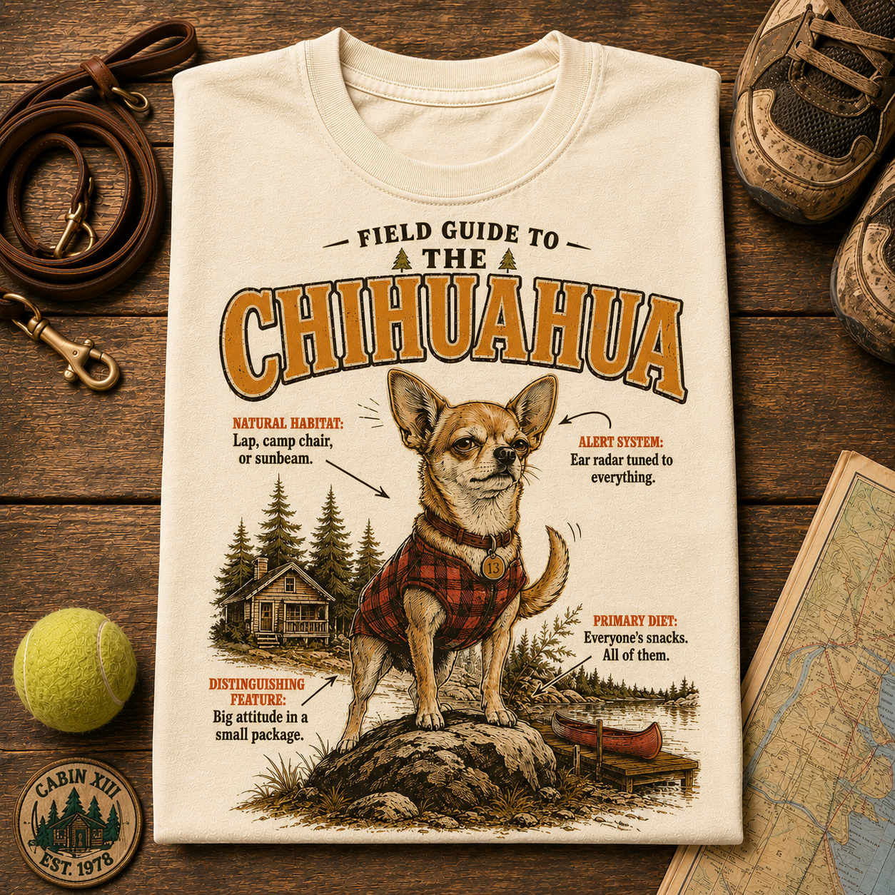 Chihuahua Field Guide Tee