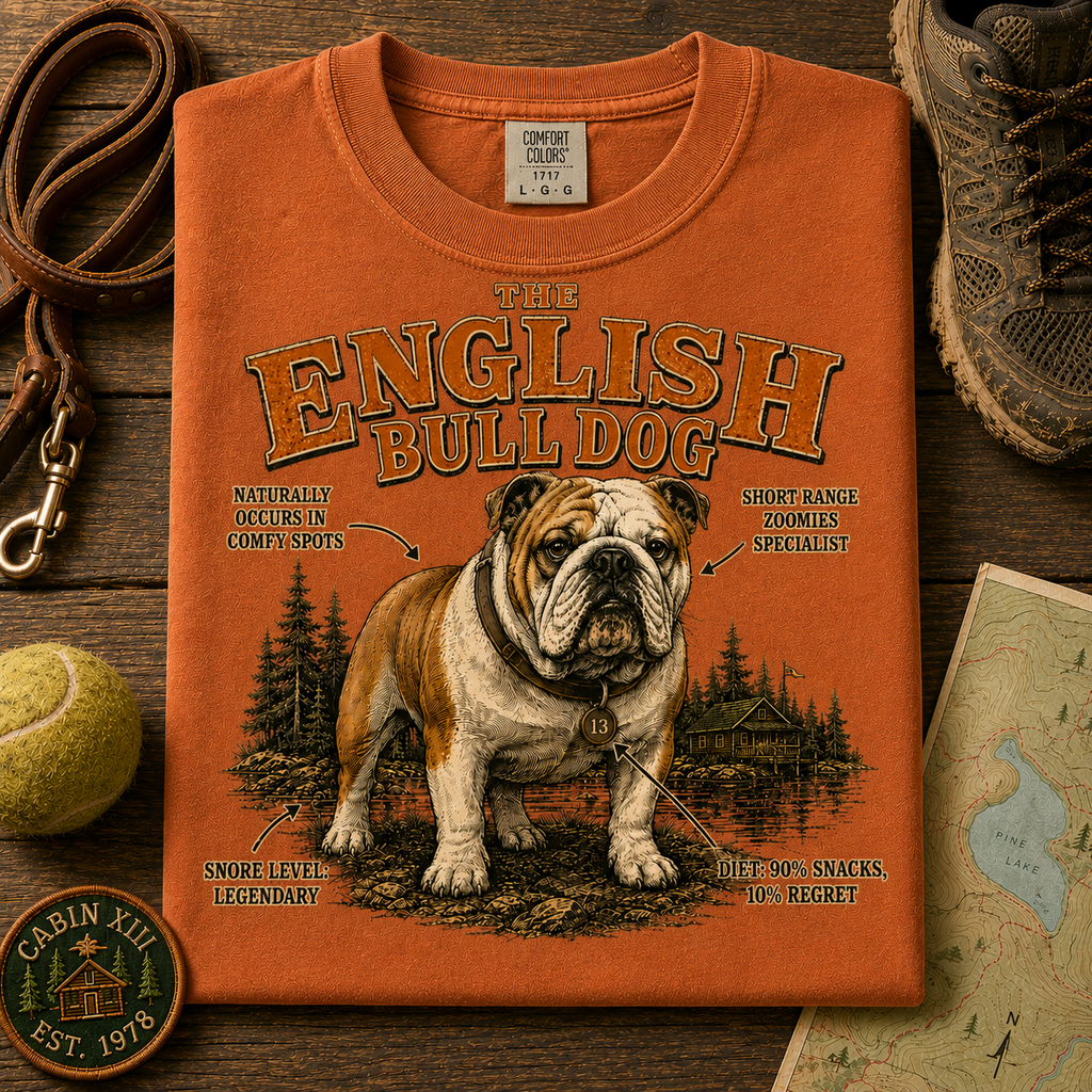 English Bulldog Field Guide Tee