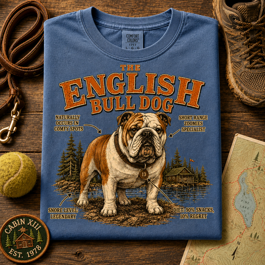 English Bulldog Field Guide Tee