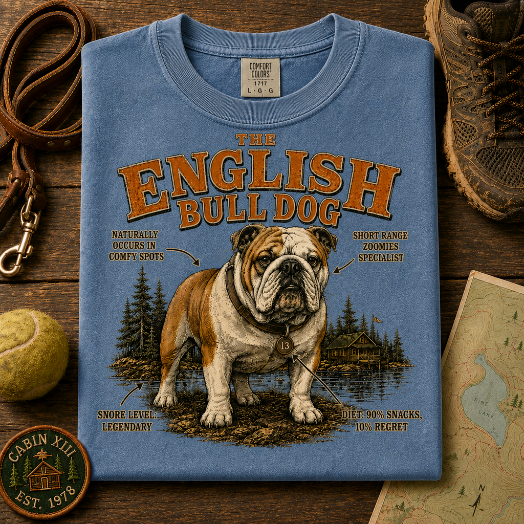 English Bulldog Field Guide Tee