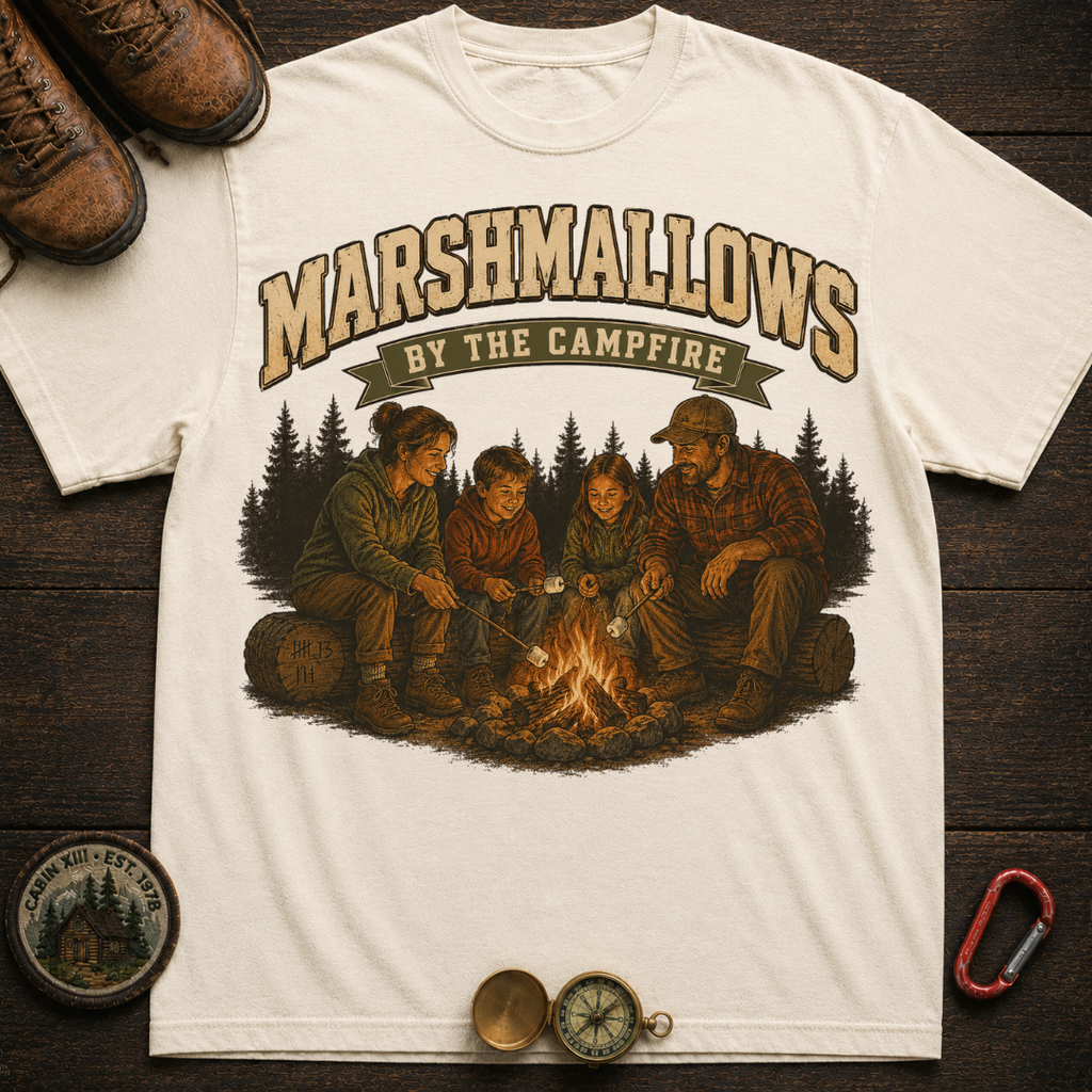 Marshmallows By The Campfire Tee