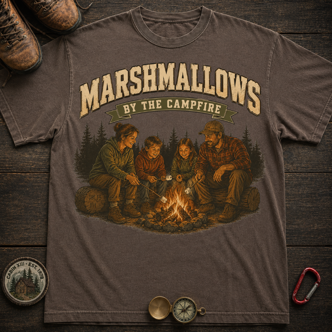Marshmallows By The Campfire Tee