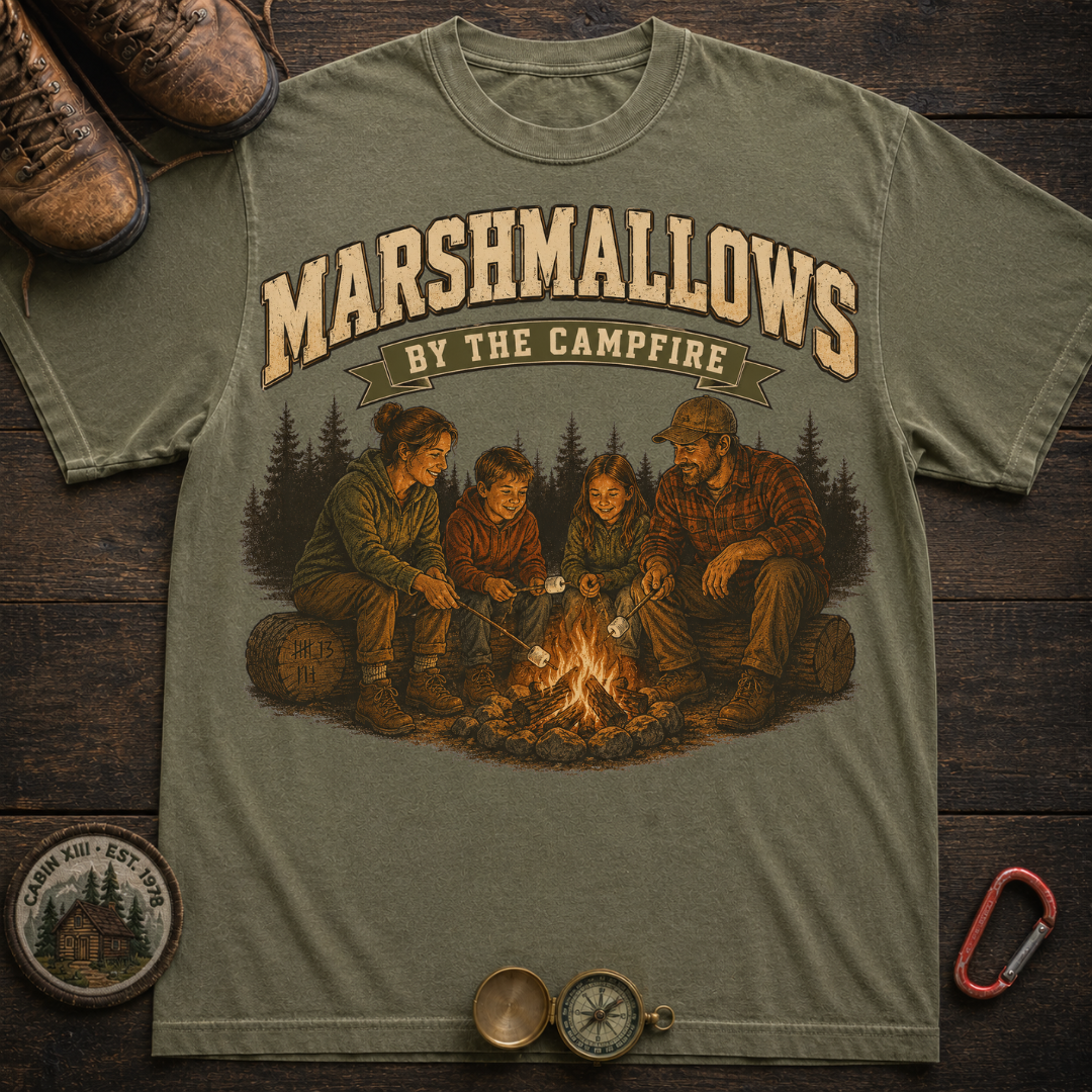 Marshmallows By The Campfire Tee
