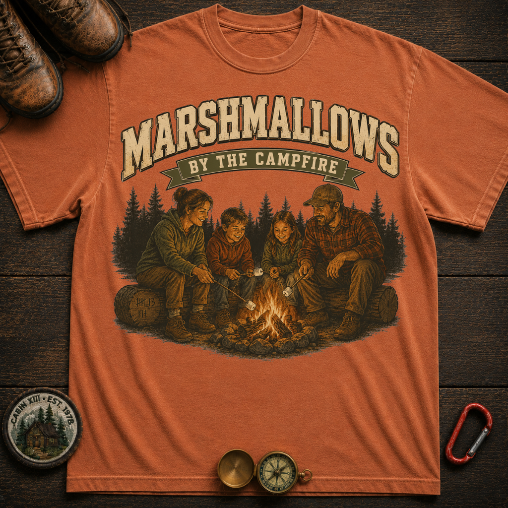 Marshmallows By The Campfire Tee