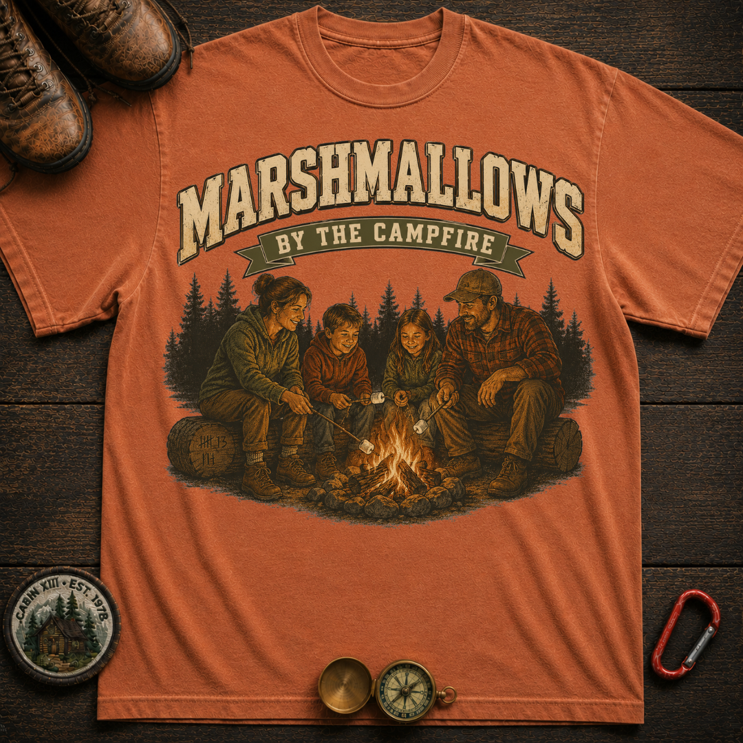 Marshmallows By The Campfire Tee