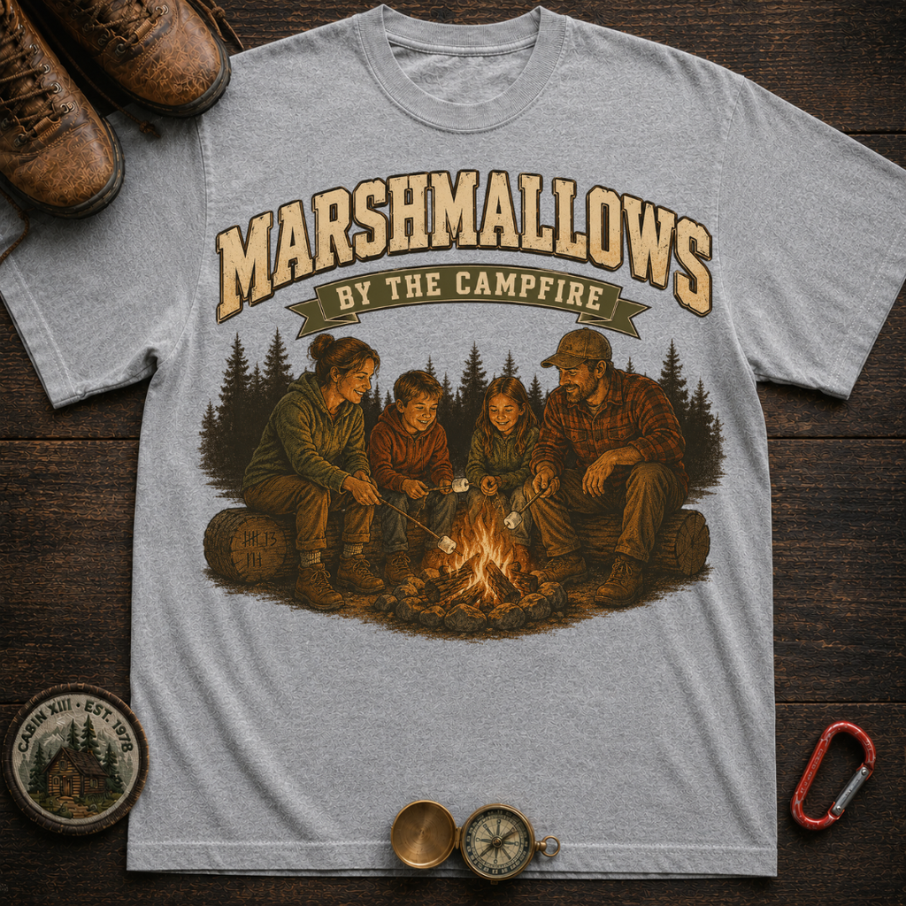 Marshmallows By The Campfire Tee