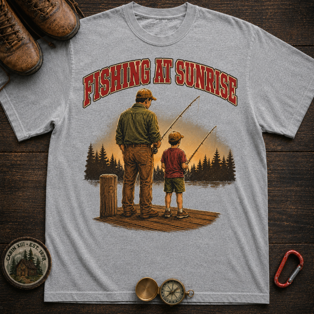 Fishing at Sunrise Tee