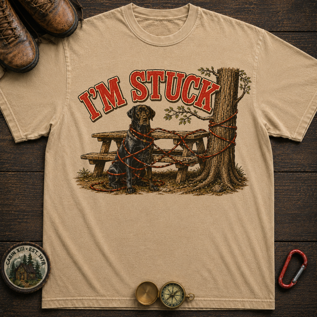 I'm Stuck Camping T-Shirt