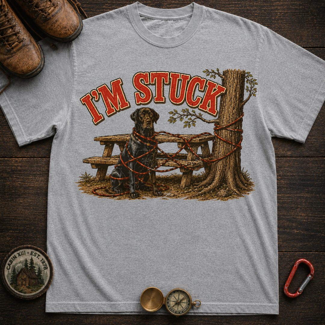 I'm Stuck Camping T-Shirt