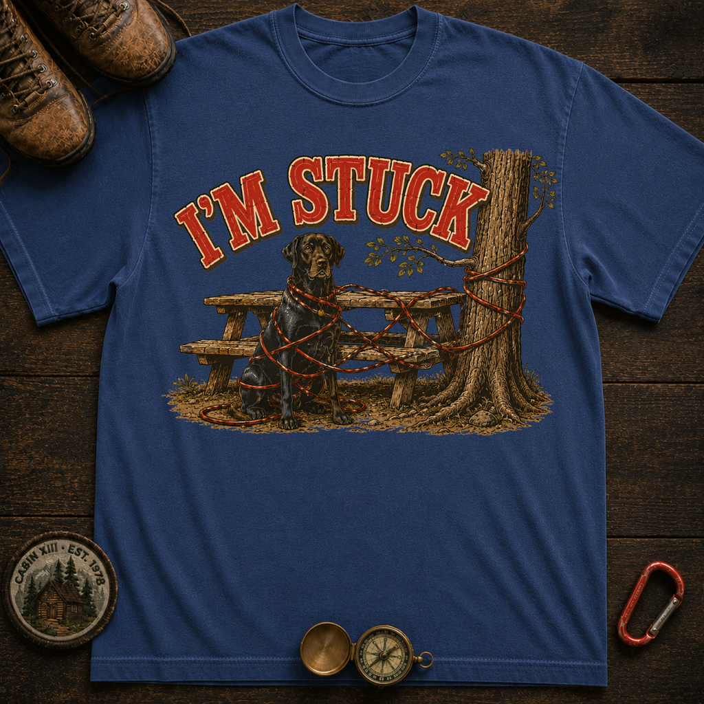 I'm Stuck Camping T-Shirt
