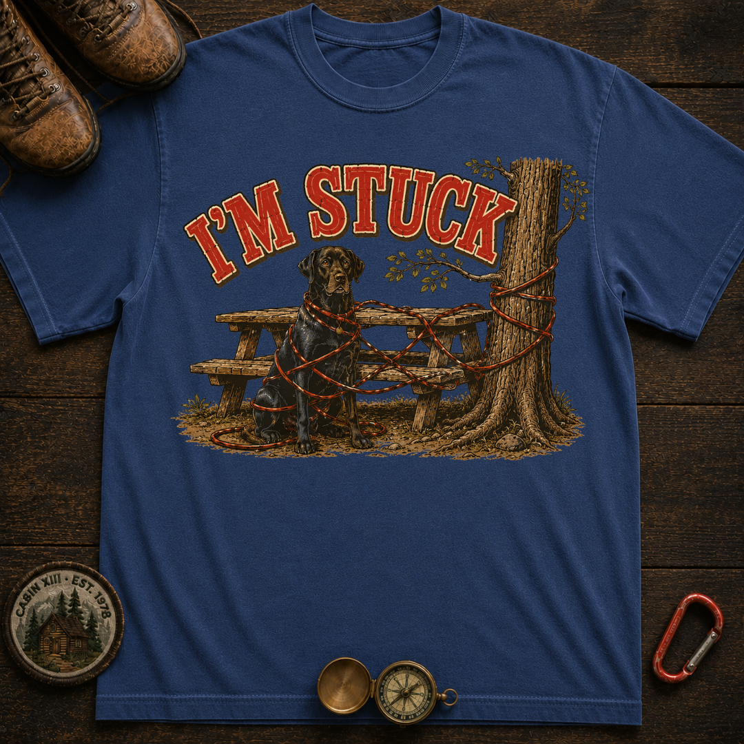 I'm Stuck Camping T-Shirt