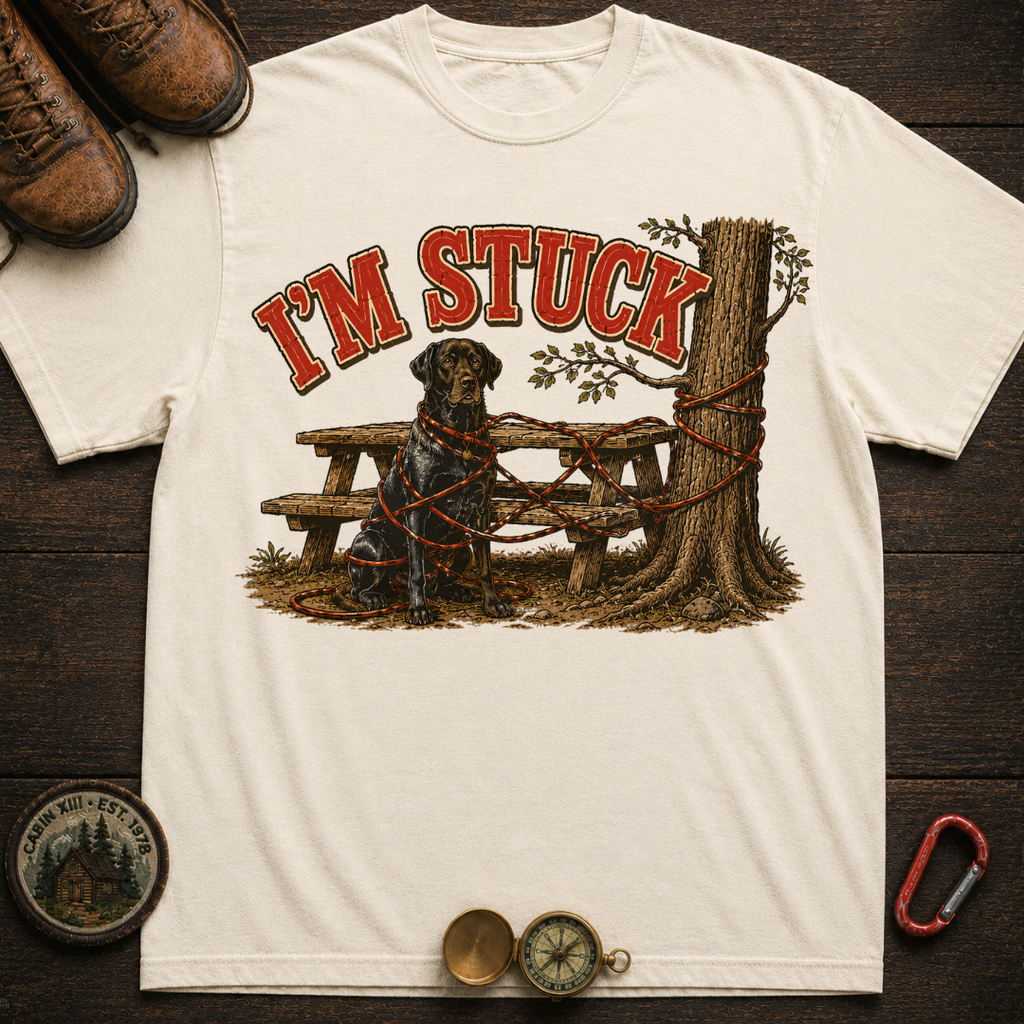 I'm Stuck Camping T-Shirt