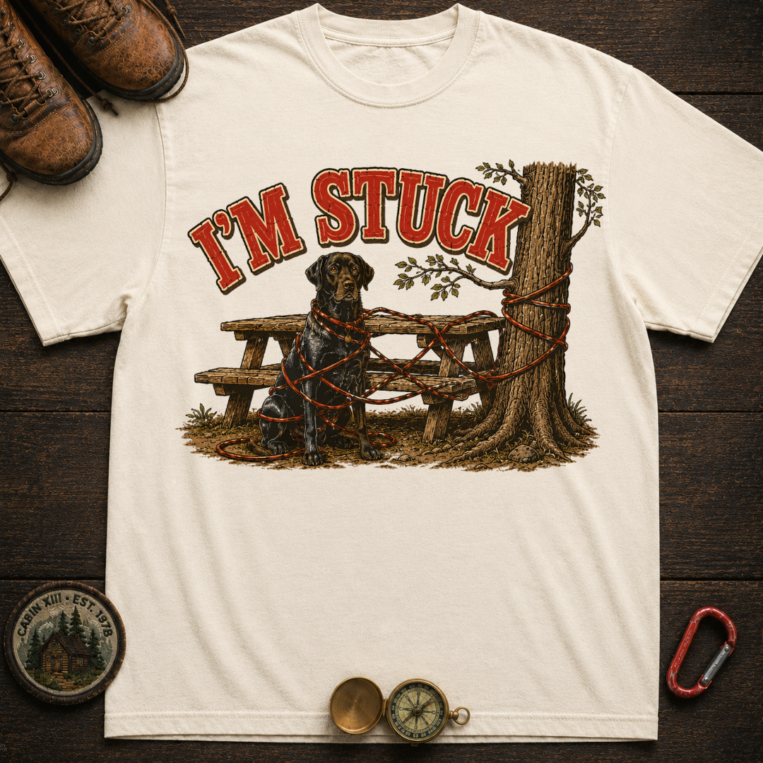 I'm Stuck Camping T-Shirt