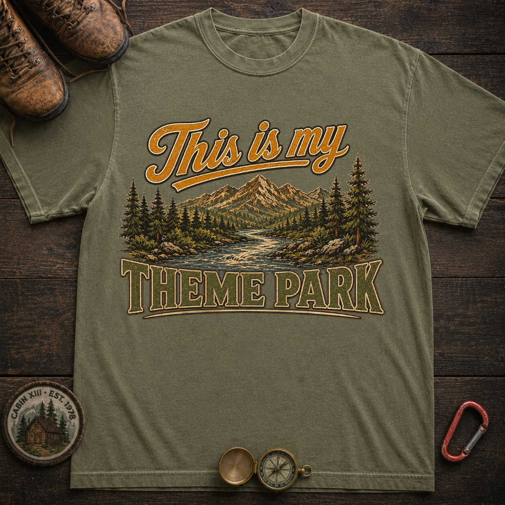 This Is My Theme Park Camping T-Shirt
