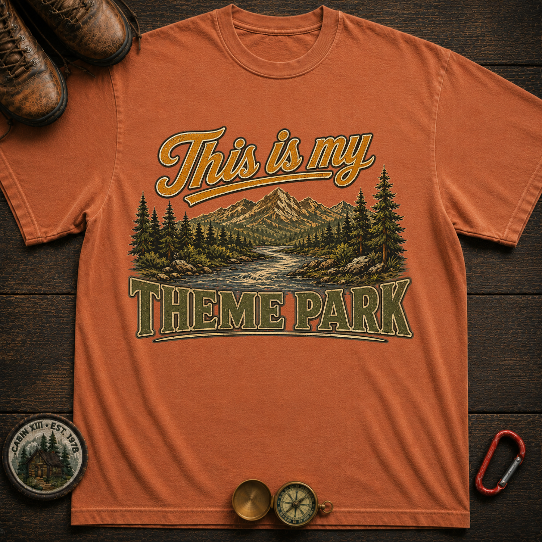 This Is My Theme Park Camping T-Shirt