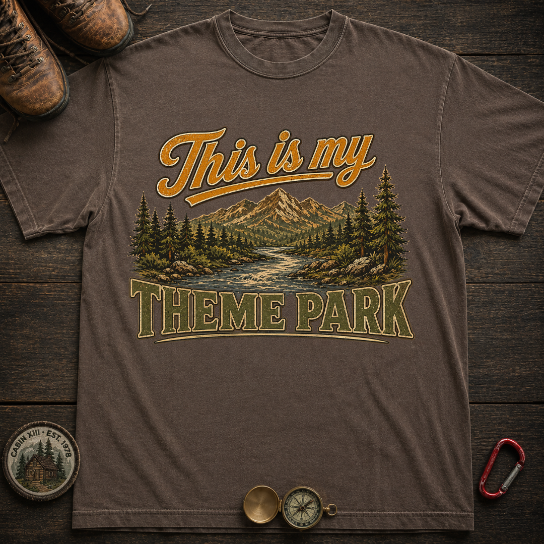 This Is My Theme Park Camping T-Shirt