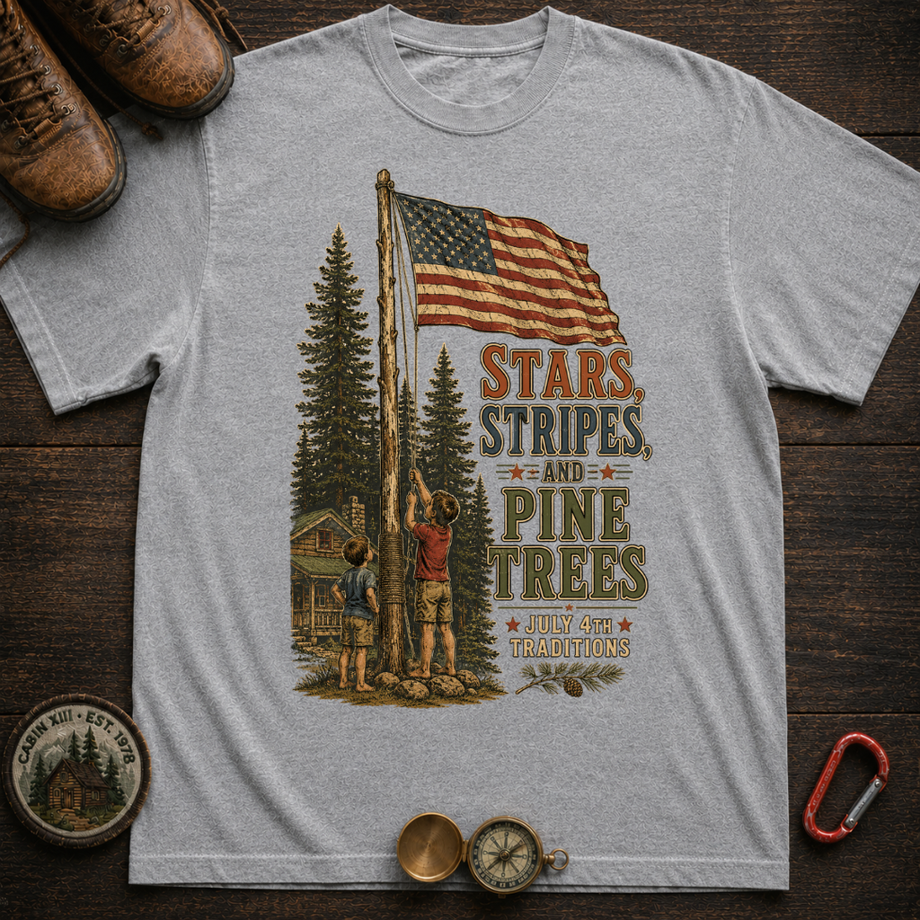 Stars, Stripes and Pine Trees Tee