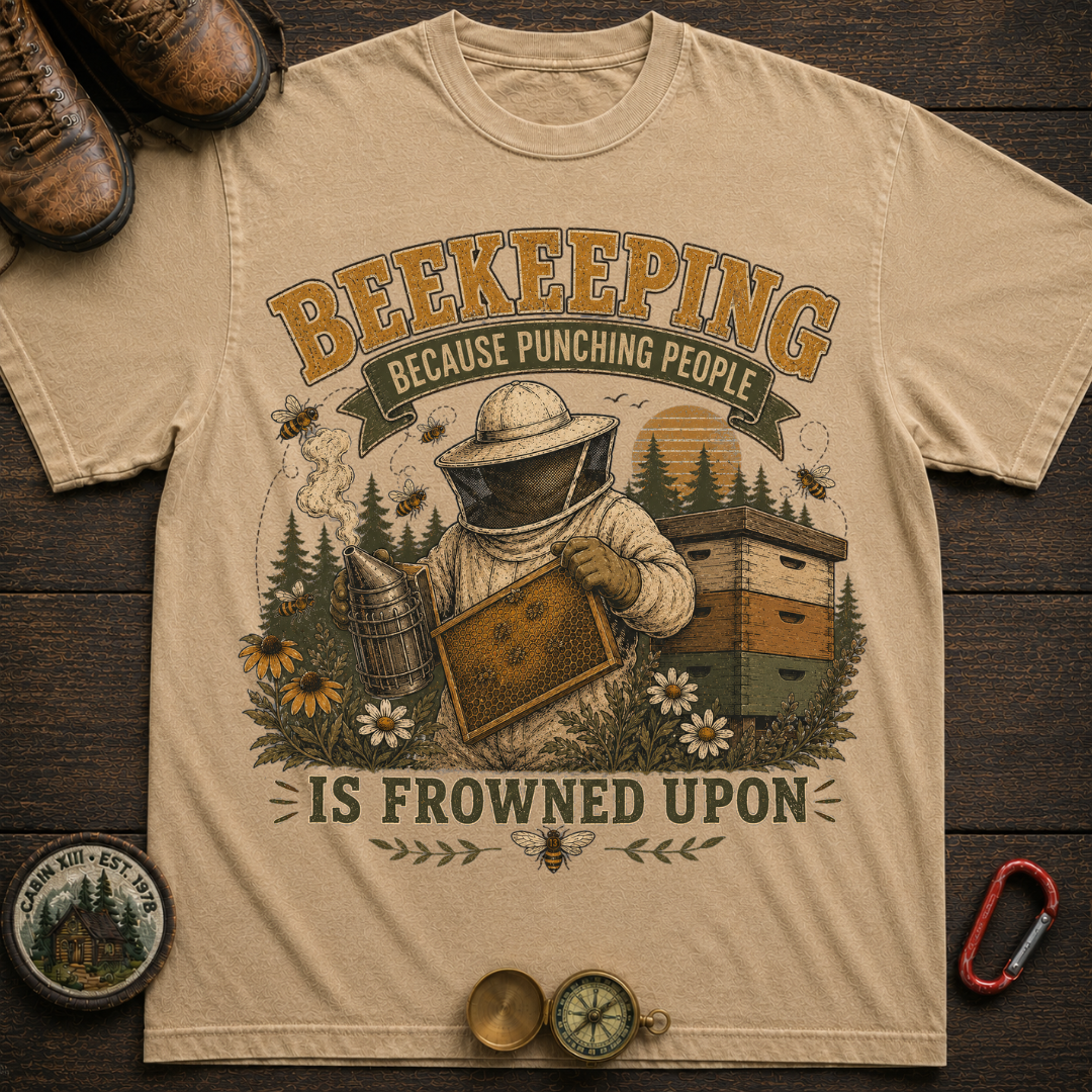 Beekeeping Punching People T-Shirt