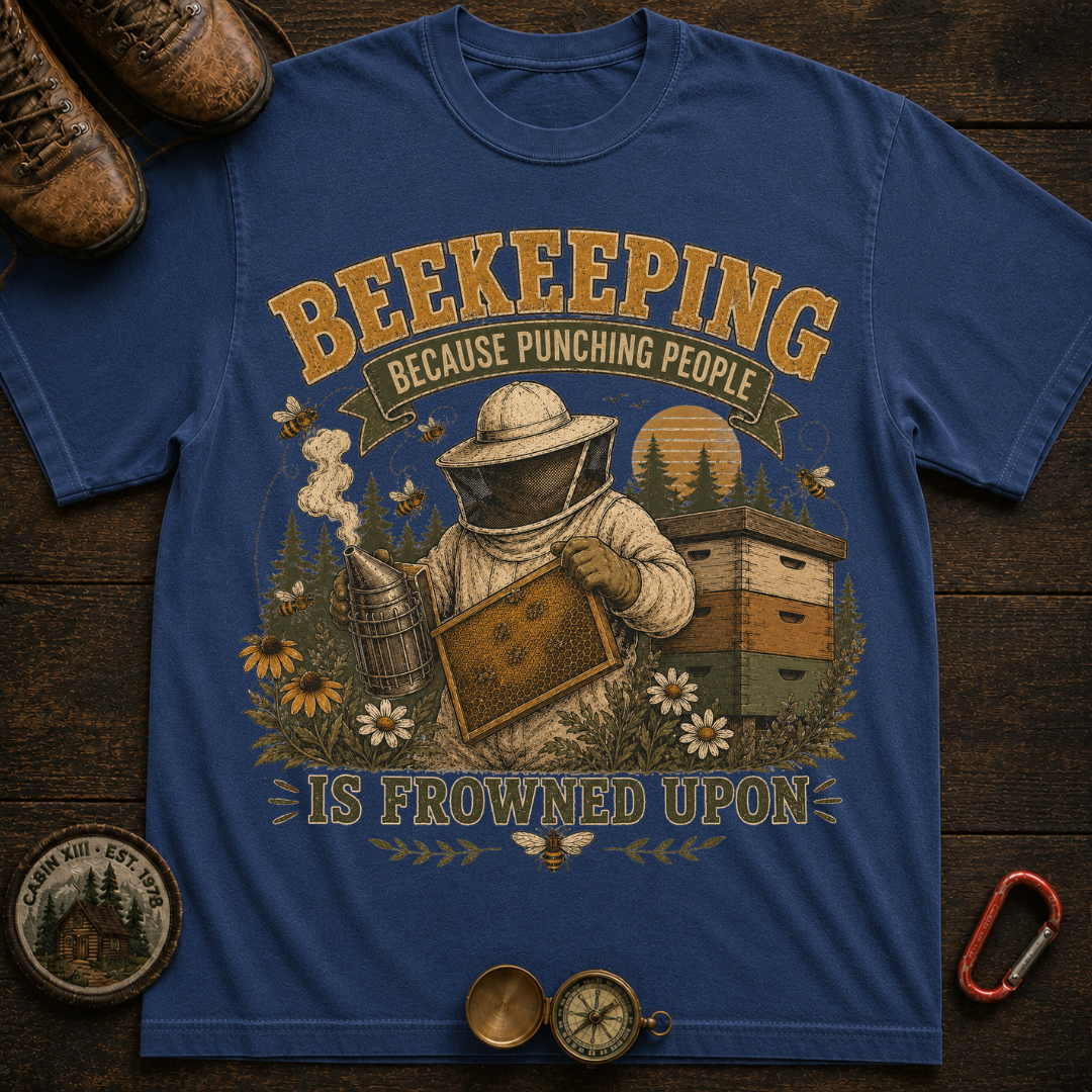 Beekeeping Punching People T-Shirt