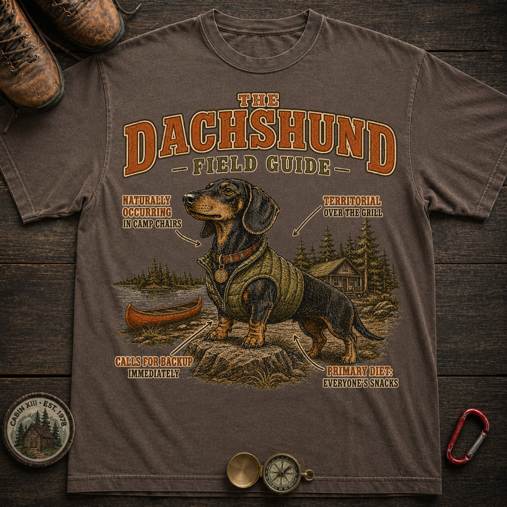 Dachshunds Field Guide Tee