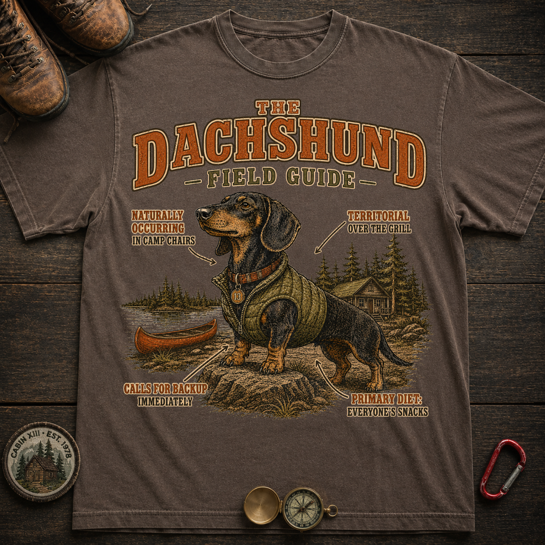Dachshunds Field Guide Tee