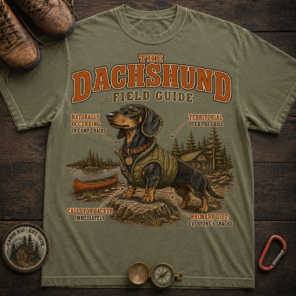 Dachshunds Field Guide Tee