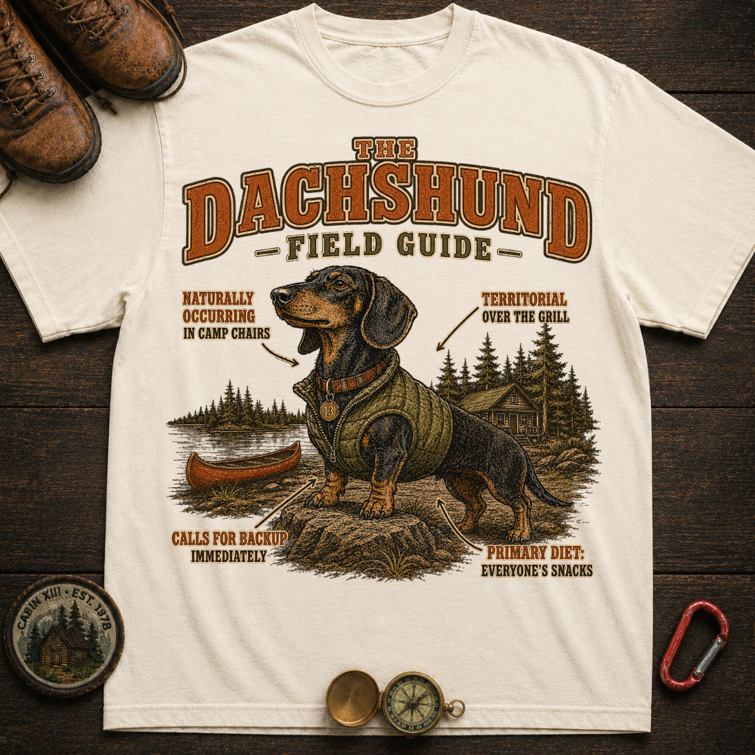Dachshunds Field Guide Tee