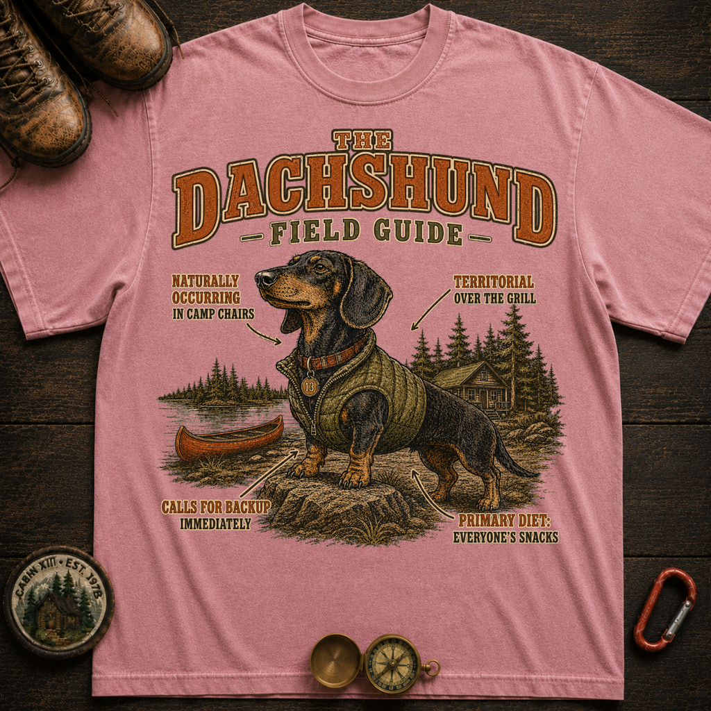 Dachshunds Field Guide Tee
