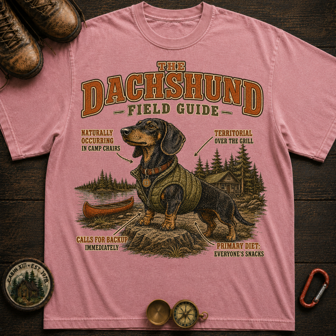 Dachshunds Field Guide Tee