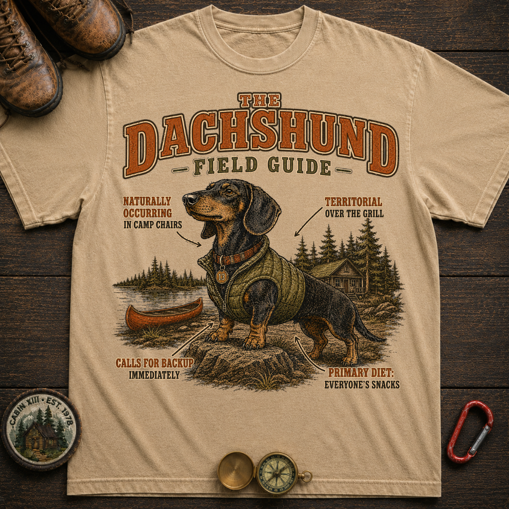 Dachshunds Field Guide Tee