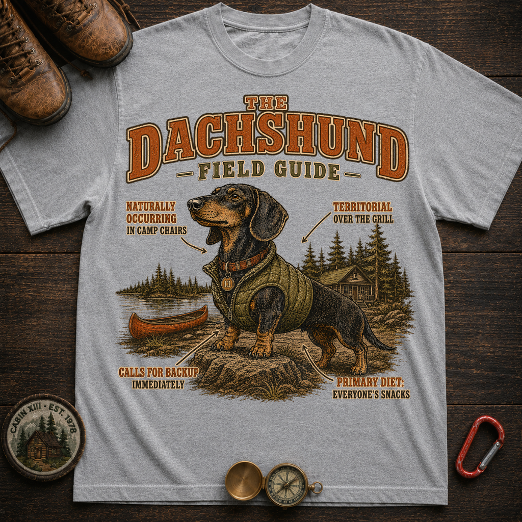 Dachshunds Field Guide Tee