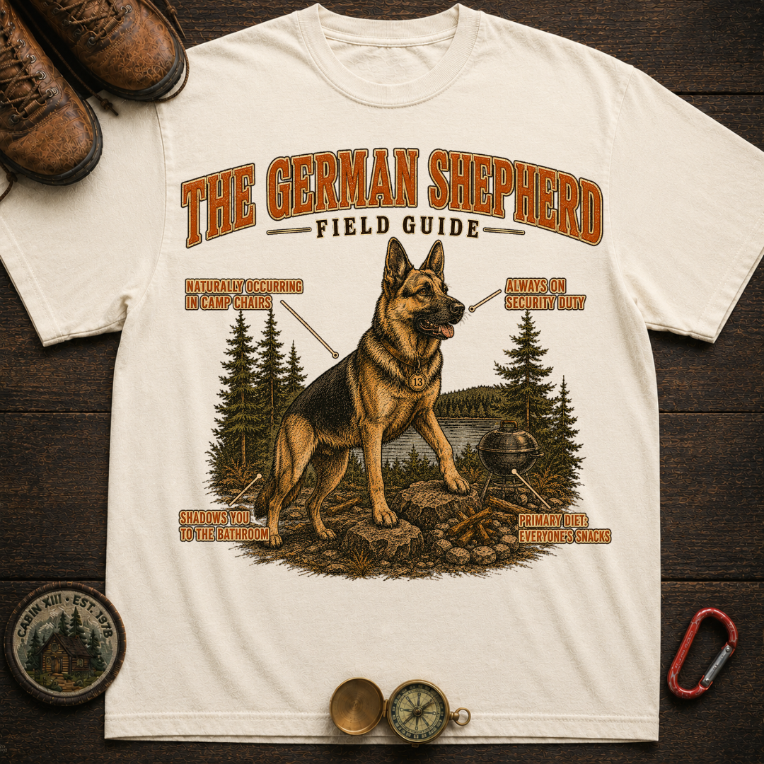 German Shepherd Field Guide Tee