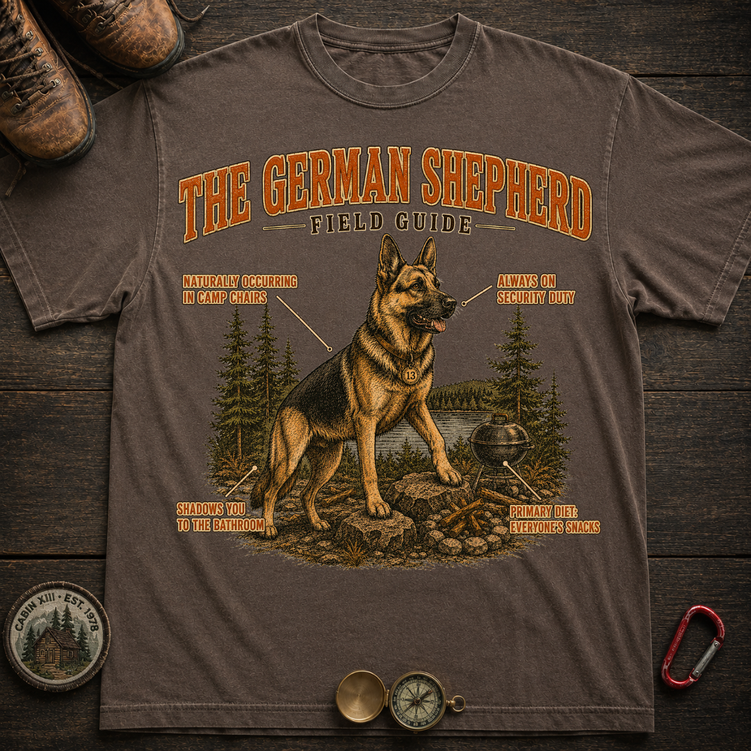 German Shepherd Field Guide Tee
