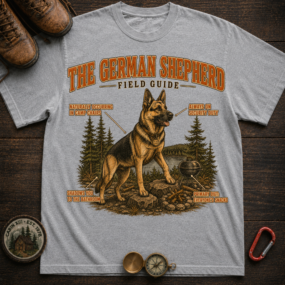 German Shepherd Field Guide Tee